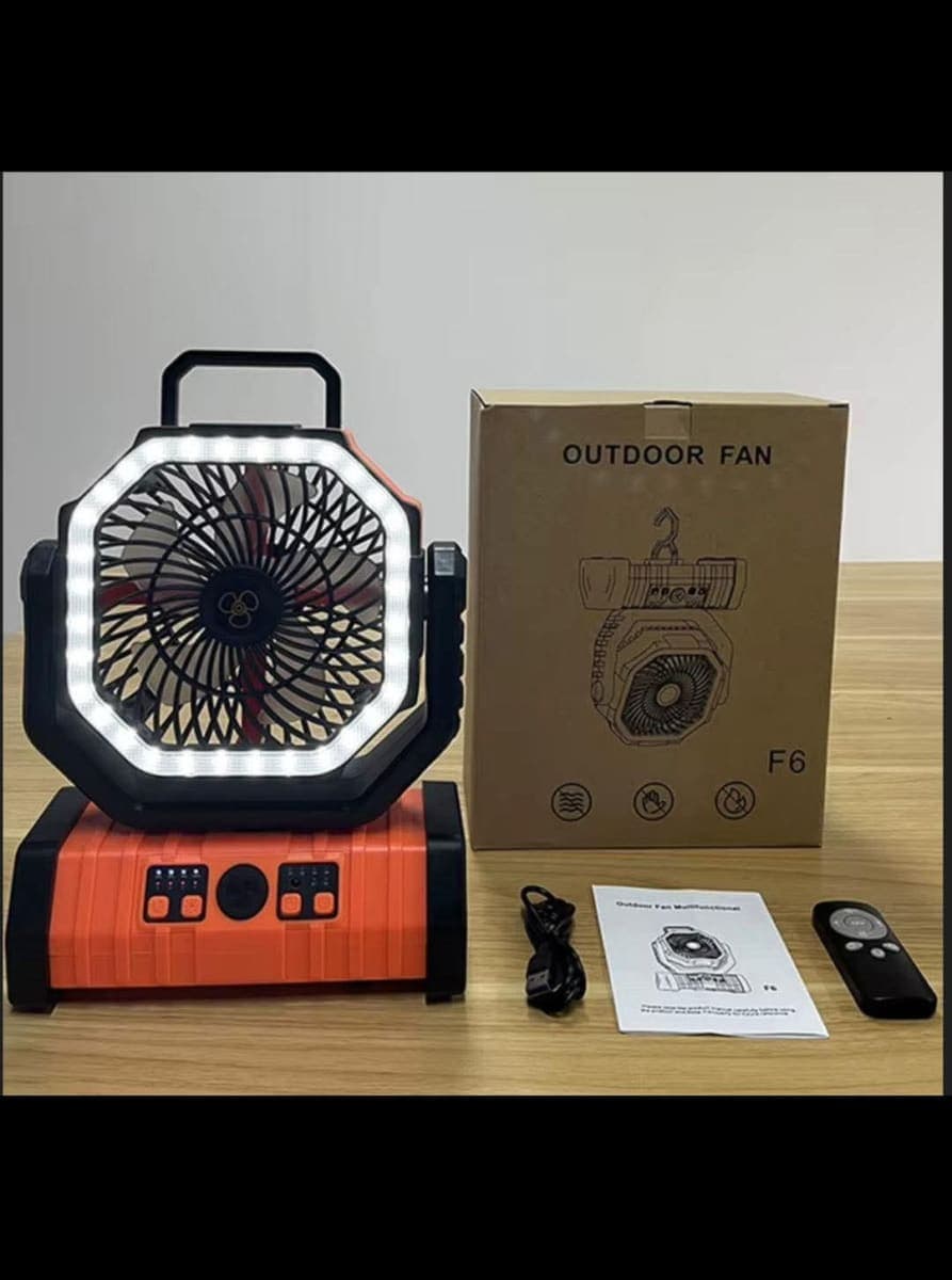 VENTILADOR RECARGABLE MODELO F6