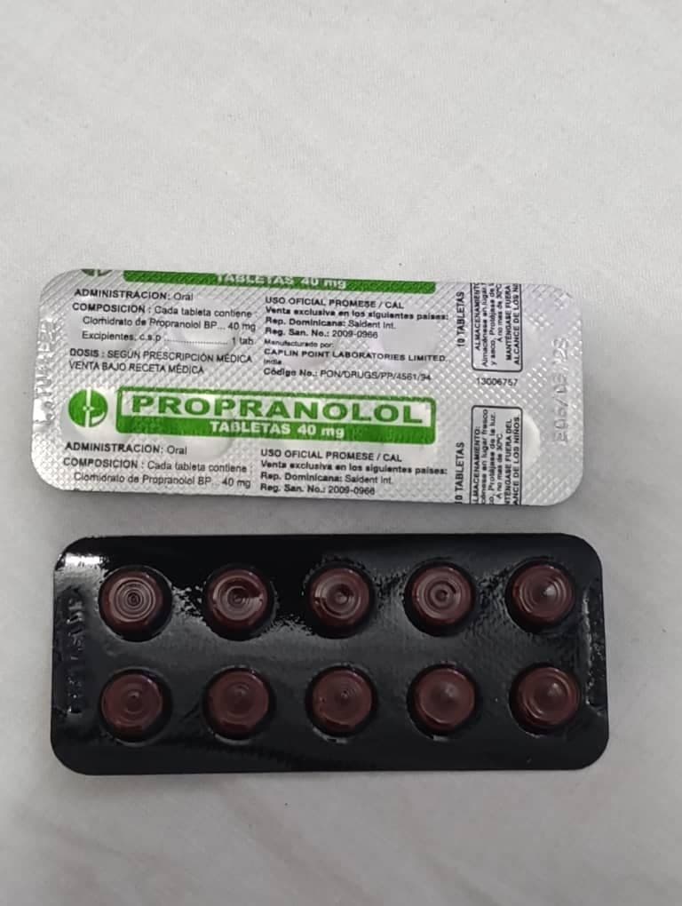 Propranolol 40mg